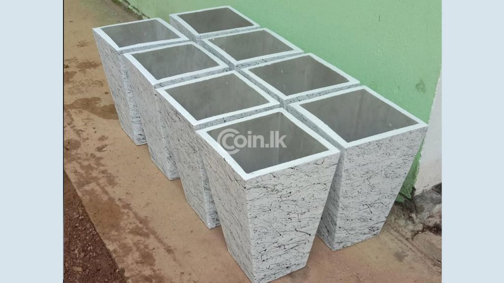 Titanium Cement vase for sale